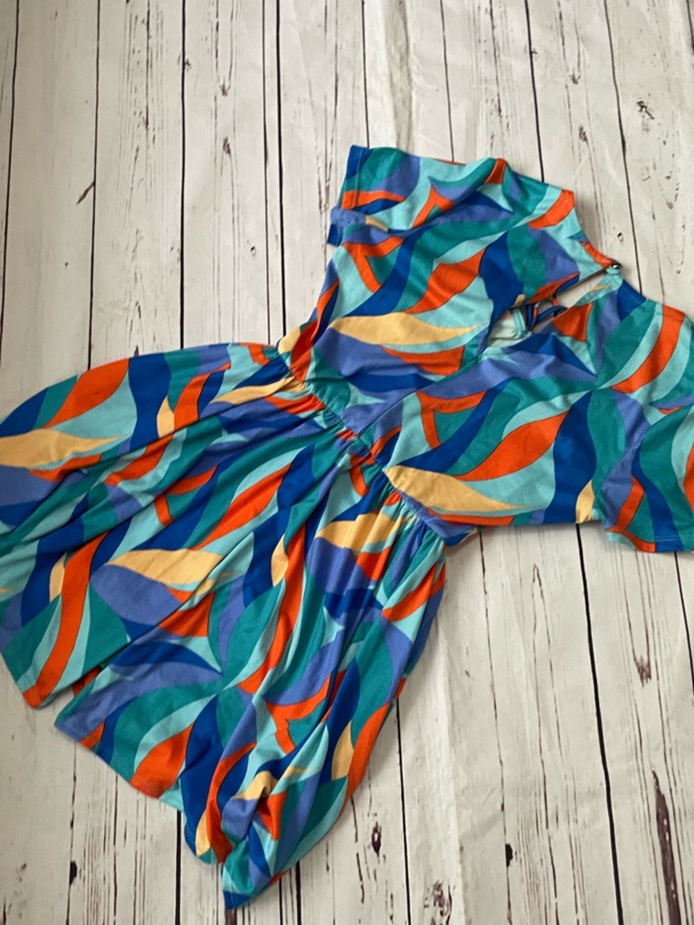 Haptics geometric colorful romper - Picture 6 of 6